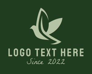 Organic Leaf Dove logo
