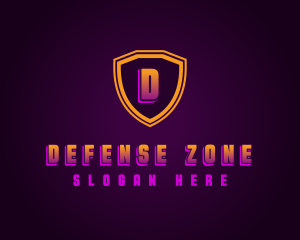 Gaming Shield Defense logo design