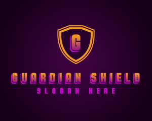 Gaming Shield Defense logo design