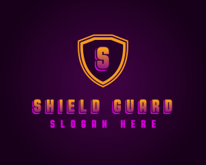 Gaming Shield Defense logo design