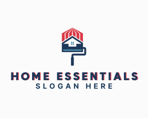 Home Paint Renovation logo design