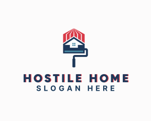 Home Paint Renovation logo design