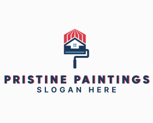 Home Paint Renovation logo design