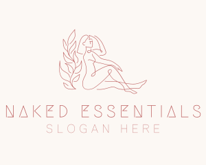 Nude Sexy Lady logo design