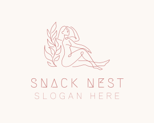 Nude Sexy Lady logo design