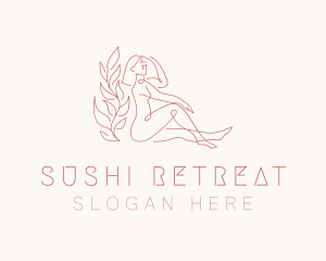 Nude Sexy Lady logo design