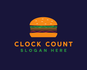 Bacon Hamburger Burger logo design