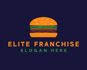 Bacon Hamburger Burger logo design