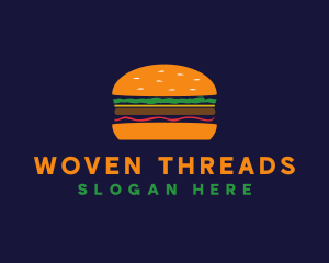 Bacon Hamburger Burger logo design