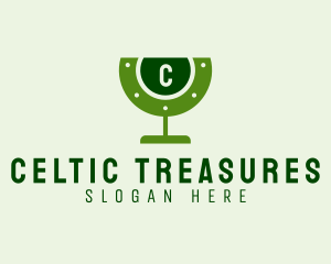 Irish Horseshoe Glass logo design