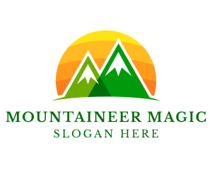 Sun Mountain Camping logo design