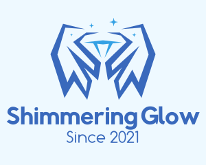 Blue Diamond Wings logo design