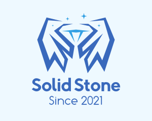 Blue Diamond Wings logo design