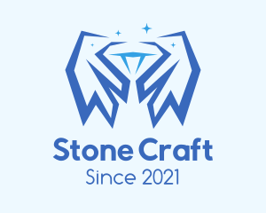 Blue Diamond Wings logo design