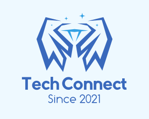 Blue Diamond Wings logo