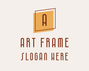 Square Frame Interior Design logo design