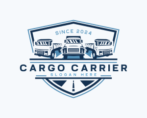 Truck Logistics Cargo logo design