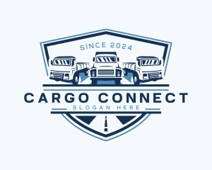 Truck Logistics Cargo logo design