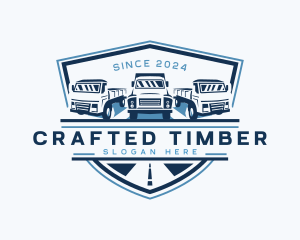 Truck Logistics Cargo logo design