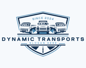 Truck Logistics Cargo logo design