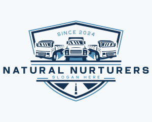 Truck Logistics Cargo logo design