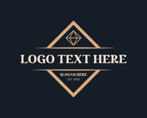 Luxury Jewelry Business logo design