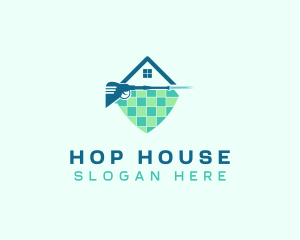 House Tiles Pressure Washing logo design