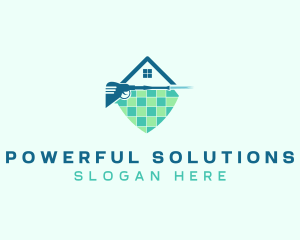 House Tiles Pressure Washing logo design