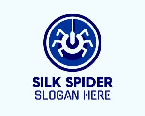 Digital Blue Spider logo design