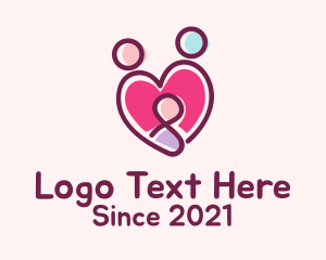 Heart Family Adoption  logo