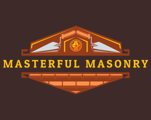 Brick Masonry Construction logo design