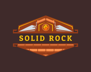 Brick Masonry Construction logo design