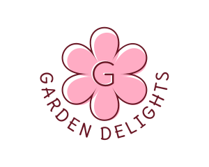 Feminine Flower Garden Florist  logo design