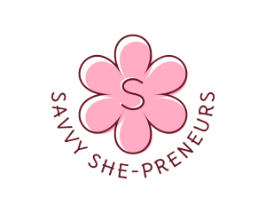 Feminine Flower Garden Florist  logo design