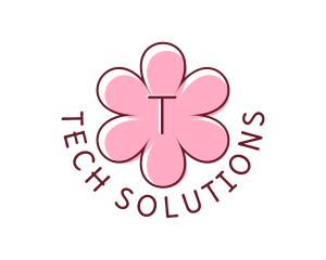 Feminine Flower Garden Florist  logo