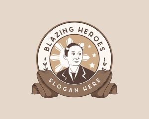 Philippine Leader Hero logo design