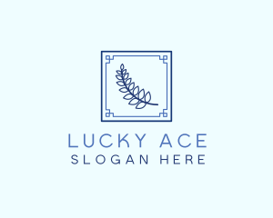 Greek Leaf Restaurant Food logo design