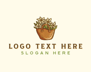 Gardening Flower Basket  logo