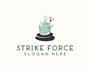 Floral Scented Candle Logo