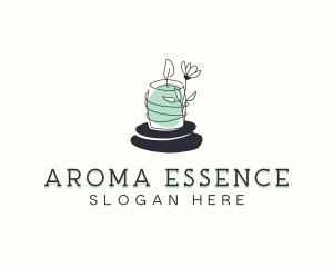 Floral Scented Candle logo