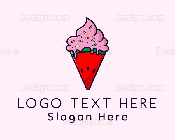 Watermelon Ice Cream Logo
