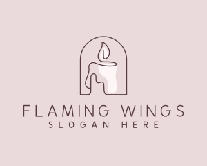 Candle Wax Light logo design