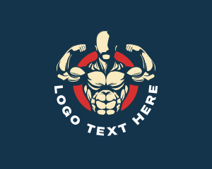 Strong Man Power Muscle logo