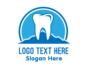 Mountain Tooth Dentist logo design