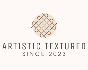 Woven Textile Thread Apparel logo design