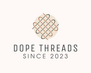 Woven Textile Thread Apparel logo design