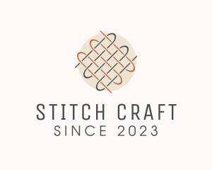 Woven Textile Thread Apparel logo design