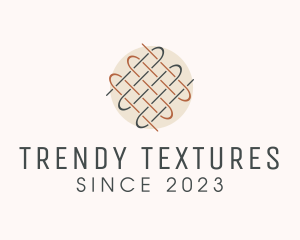 Woven Textile Thread Apparel logo design