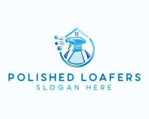 Spray Cleaning Bubbles logo design