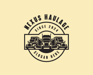 Freight Transportation Vehicle logo design